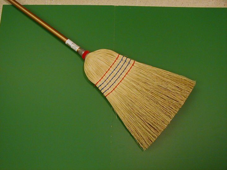 BLACK & GOLD BROOM