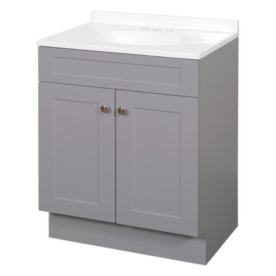 Zenith Products Single Gary Bathroom Vanity 30 in. W X 18 in. D