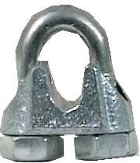 Chain Galvanized Malleable Iron Wire Rope Clip 1 in. L