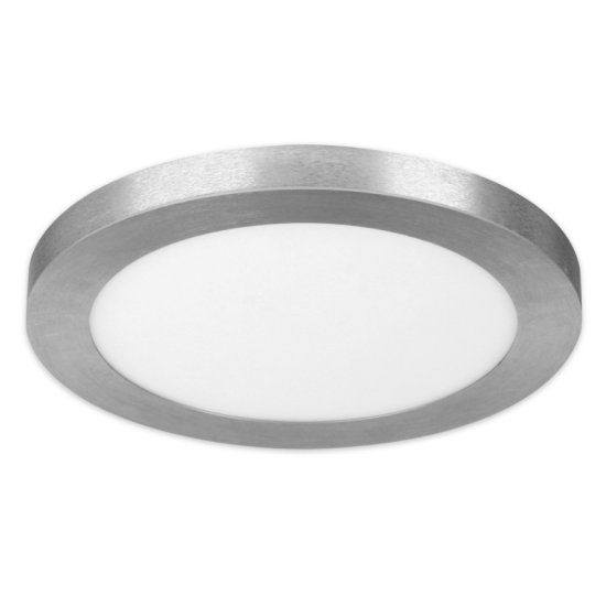 15 in. H X 15 in. W X 15 in. L Nickel LED Flat Panel Light