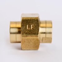 (image for)  1/4 in. FPT X 1/4 in. D FPT Yellow Brass Union