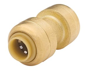 1/4 in. Push x 1/4 in. Dia. Push Brass Coupling