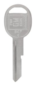 Automotive Key Blank Single sided For GM