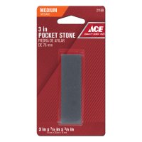 3 in. L Aluminum Oxide Pocket Sharpening Stone 80 Grit 1 pc.