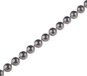 Hillman Metal Silver Beaded Chain