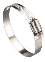 Hy Gear 7/16 in. to 1 in. SAE 8 Silver Hose Clamp Stainles
