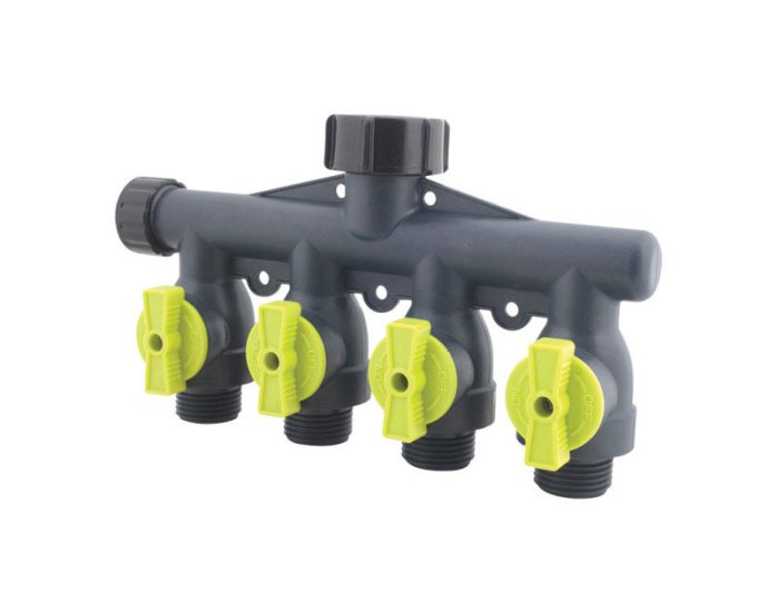 Ace Plastic Threaded Male Garden Hose Manifold