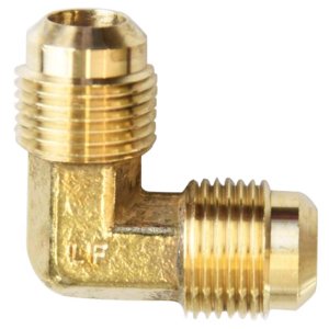 (image for)  1/2 in. Flare X 1/2 in. D Flare Brass 90 Degree Elbow