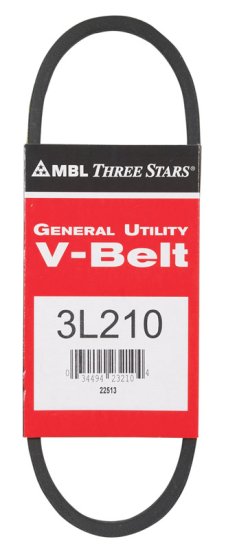 General Utility V-Belt 0.38 in. W x 21 in. L