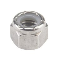3/8 in. Stainless Steel SAE Nylon Lock Nut 50 pk