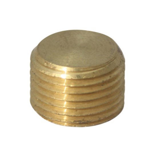 3/8 in. MPT Brass Counter Sunk Plug