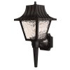 (image for) Colonial Style Black Outdoor Wall Lantern
