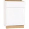 Shaker Assembled 24x34.5x24 in. Base Kitchen Cabinet