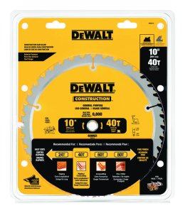 10 in. Dia. x 5/8 in. Construction Carbide Tipped Circula