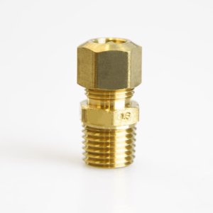 (image for)  5/16 in. Compression X 1/4 in. D MIP Brass Connector