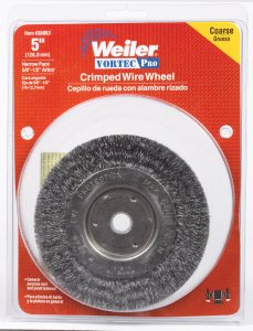 Vortec Pro 5 in. Crimped Wire Wheel Brush Carbon Steel 60