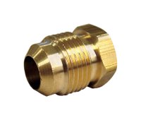 5/8 in. Flare Brass Hex Plug