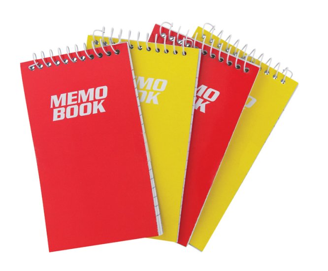 3 in. W x 5 in. L Spiral Memo Book