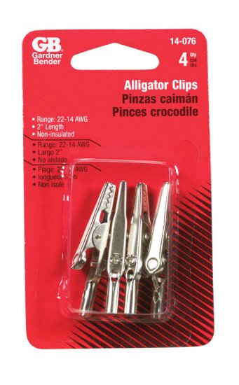 (image for) Alligator Clips 4 pk