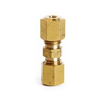 (image for)  1/8 in. Compression X 1/8 in. D Compression Yellow Brass Union