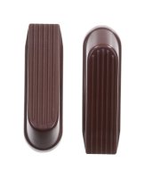 6.518 in. H x 4 in. W Rubber Brown Wedge Door Stop Mounts to