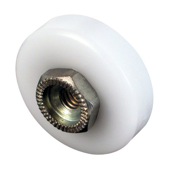 7/8 in. Dia. x 1/4 in. L Nylon Shower Door Roller 2 p