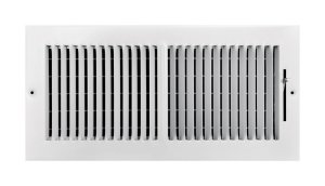 (image for) 6 in. X 14 in. W 2-Way White Steel Wall/Ceiling Register