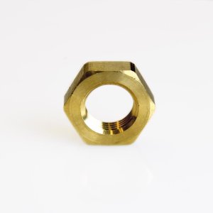 (image for)  Pipe Lock Nut 3/8 in. Yellow Brass 1 pc