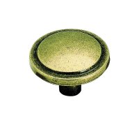 Round Cabinet Knob 1-1/4 in. Dia. 13/16 in. Burn