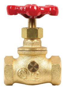 1/2 in. 1/2 in. Brass Stop and Waste Valve