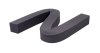 Gray Foam Weatherstrip 42 in. L x 1-1/4 in.