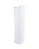 (image for) Rectangle White Glass Fan/Fixture Shade 1 pk