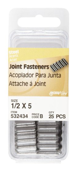 1/2 in. Joint Galvanized Steel Joint Fastener Joint