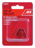 1/4 in. Dia. Chrome Stainless Steel Pop-Up Rod Clips