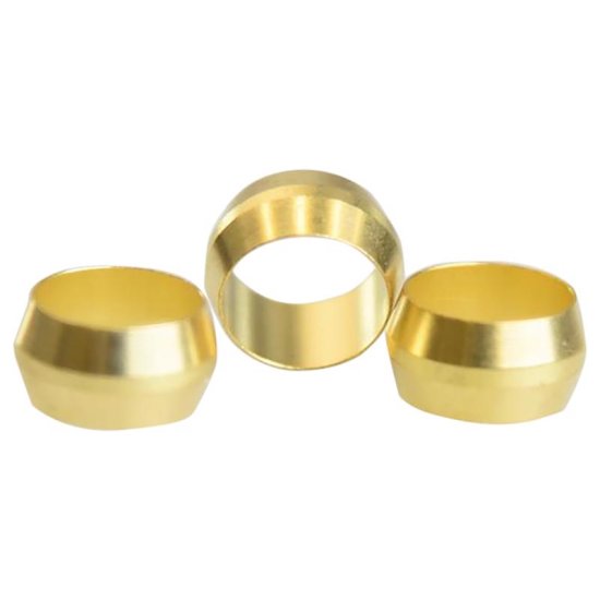 (image for)  3/8 in. Compression X 3/8 in. D Compression Brass Sleeve