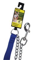 Silver Chain Lead Steel Dog Leash Small/Medium