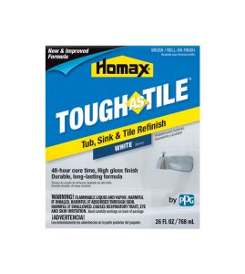 Tough As Tile Gloss White Tub and Tile Refinishing Kit Ind