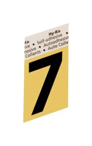 1-1/2 in. Black Aluminum Self-Adhesive Number 7 1 pc.