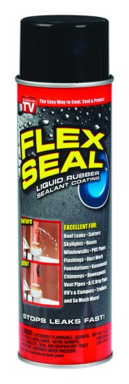 Satin Black Rubber Spray Sealant 14 oz.