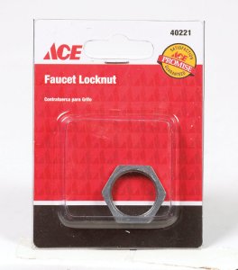 Diecast Zinc Faucet Locknut 1/2 in. For Universal