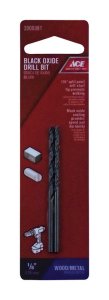 1/8 in. x 2-3/4 in. L High Speed Steel Drill Bit Set 2 pc.