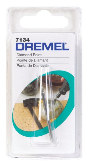 1/8 in. Dia. x 5/64 in. L Diamond Coated Wheel Point Coni