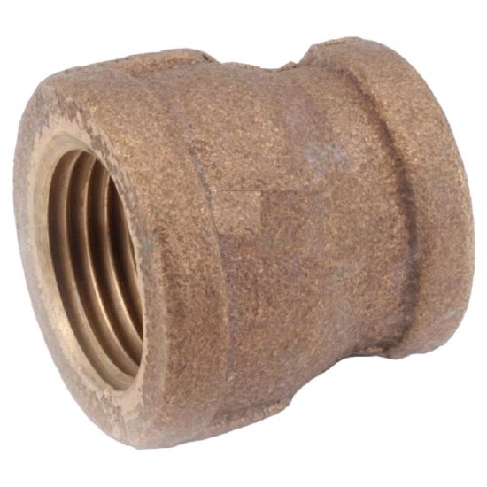 (image for)  1 in. FIP in. X 3/4 in. D FIP Brass Reducing Coupling