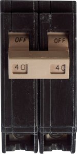 40 amps Plug In 2-Pole Circuit Breaker Eaton Cutler-Hammer