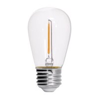 S14 E26 (Medium) LED Bulb Soft White 11 W 4 pk String Light
