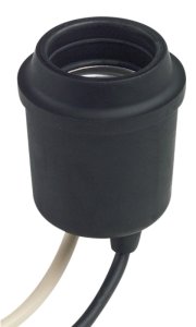 Plastic Medium Base Single Circuit Socket 1 pk