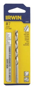 #7 x 3-5/8 in. L High Speed Steel Wire Gauge Bit 1 pc.