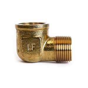 (image for)  3/4 in. FPT X 3/4 in. D MPT Brass 90 Degree Street Elbow