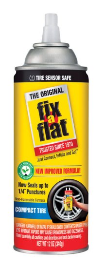 Fix-a-Flat Compact Tire Inflator and Sealer 12 oz.