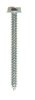(image for) No. 10 x 2 in. L Slotted Hex Washer Head Zinc-Plated Ste